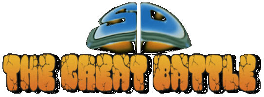SD The Great Battle logo for Super Famicom